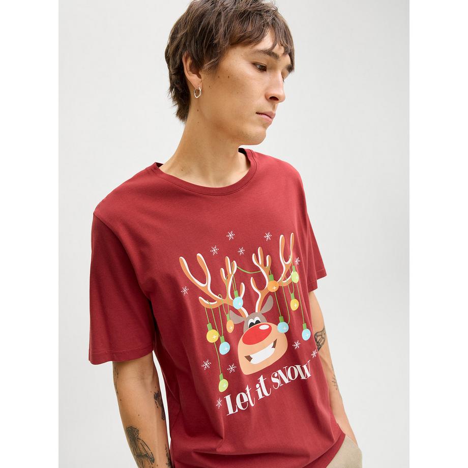 JACK & JONES T-shirt imprimé graphique Merry Christmas  