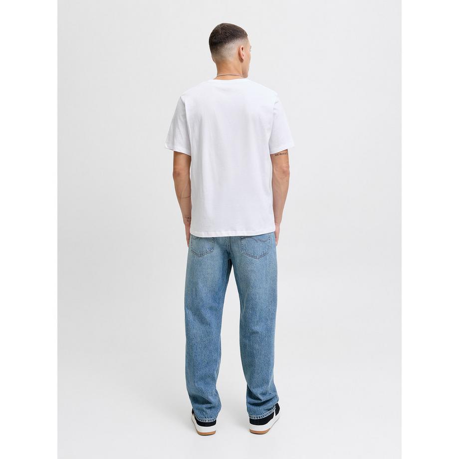 JACK & JONES Regular Fit T-Shirt mit Print-Motiv  