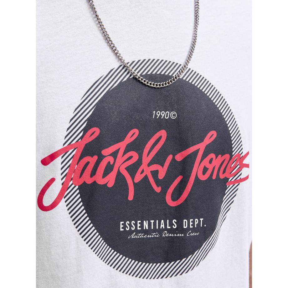 JACK & JONES Regular Fit T-Shirt mit Print-Motiv  