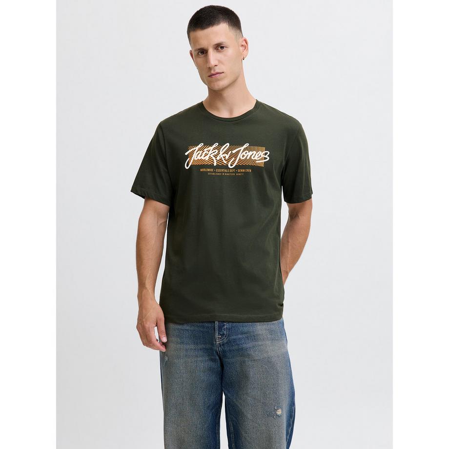 JACK & JONES T-shirt Regular Fit avec motif imprimé  