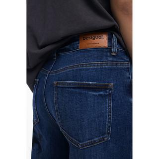 Desigual Bedruckte Straight Leg Jeans  