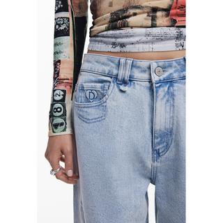 Desigual Jean Regular Fit avec Boutons Décoratifs  