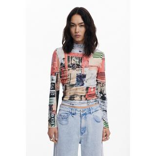 Desigual Jean Regular Fit avec Boutons Décoratifs  