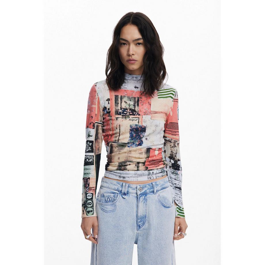 Desigual Regular Fit Jeans mit Zierknöpfen  