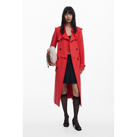 Desigual Trench Lungo con Maniche Rimovibili  