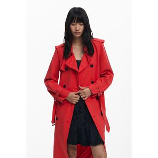 Desigual Trench Lungo con Maniche Rimovibili  