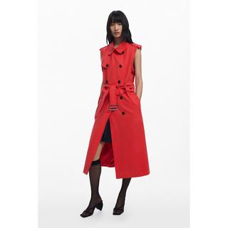 Desigual Trench Lungo con Maniche Rimovibili  