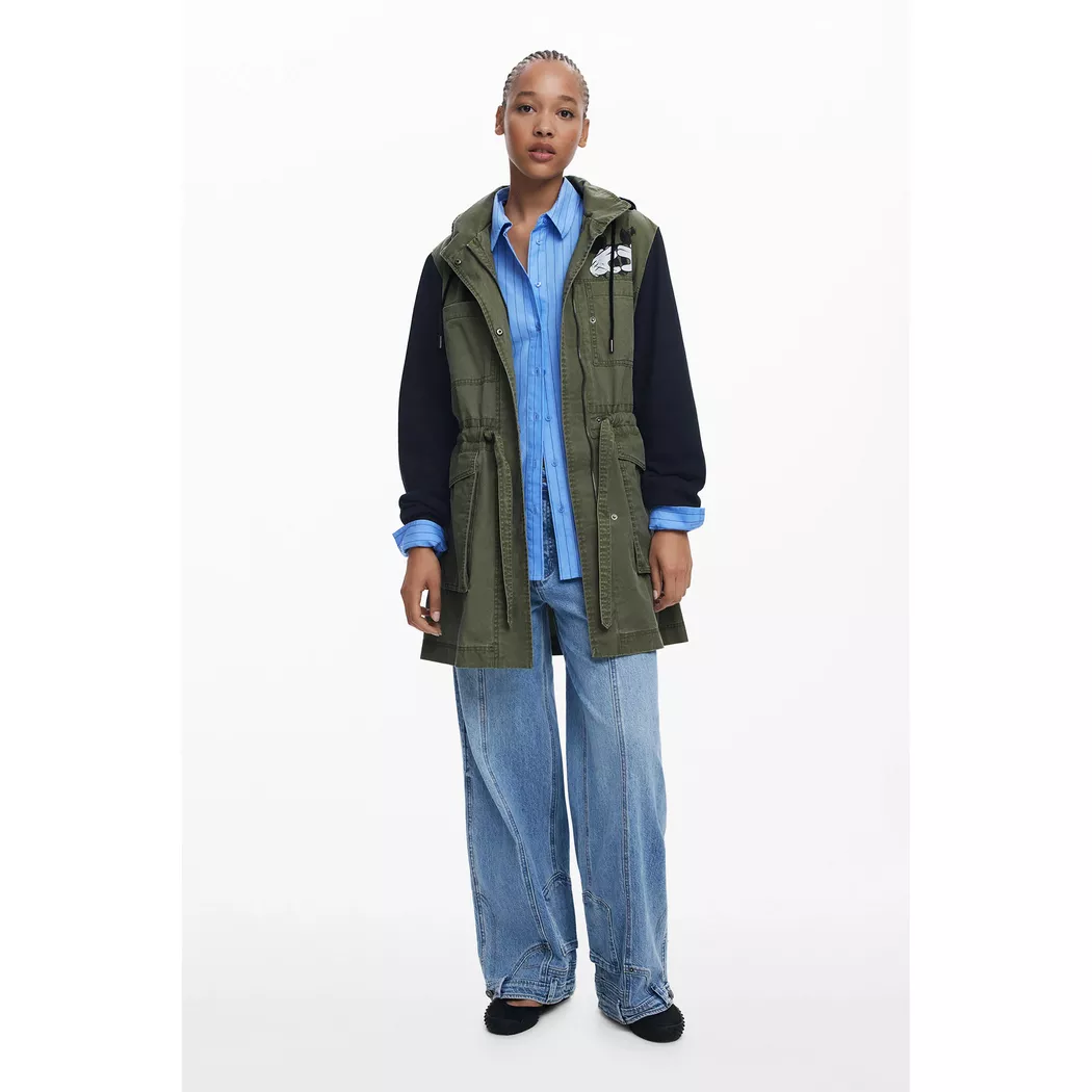 Desigual Veste effet cuir GREEN S female