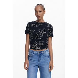 Desigual Mickey Mouse Print T-Shirt  
