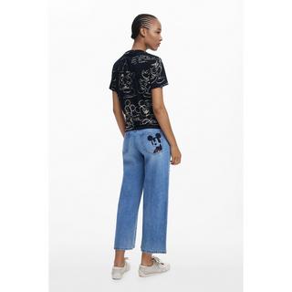 Desigual Mickey Mouse Print T-Shirt  