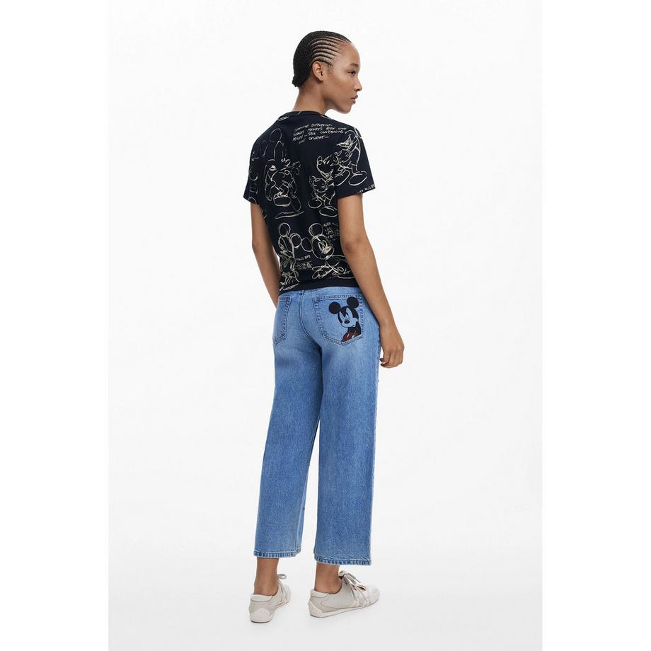 Desigual T-Shirt Maniche Corte Stampa Floreale  