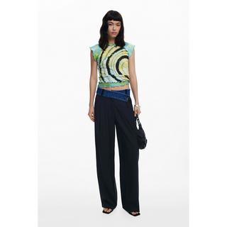 Desigual Bedrucktes Kurzarm T-Shirt  