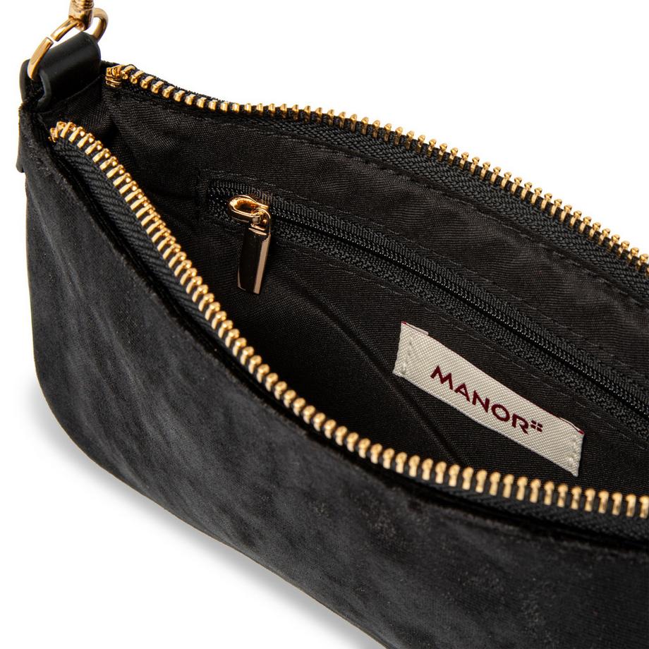 Manor Woman Sac à bandoulière en velours avec chaîne  
