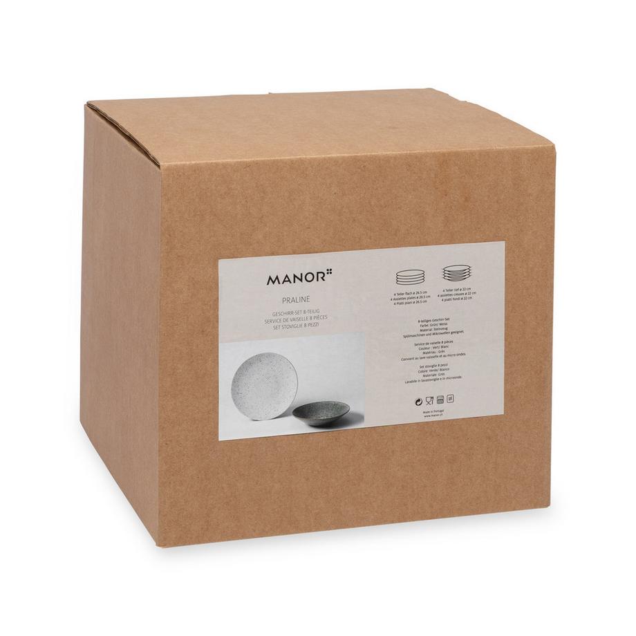 Manor Dinnerset, 8-teilig Praline 