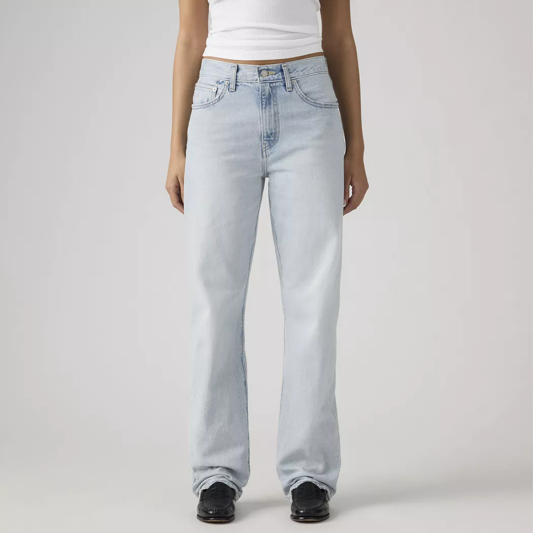 Dad-Jeans LEVI'S "EASY DAD", Damen, Gr. 29, Länge 30, fate and destiny, Denim/Jeans, Obermaterial: 100% Baumwolle, unifarben, regular fit lang, Jeans, im Five-Pocket Style