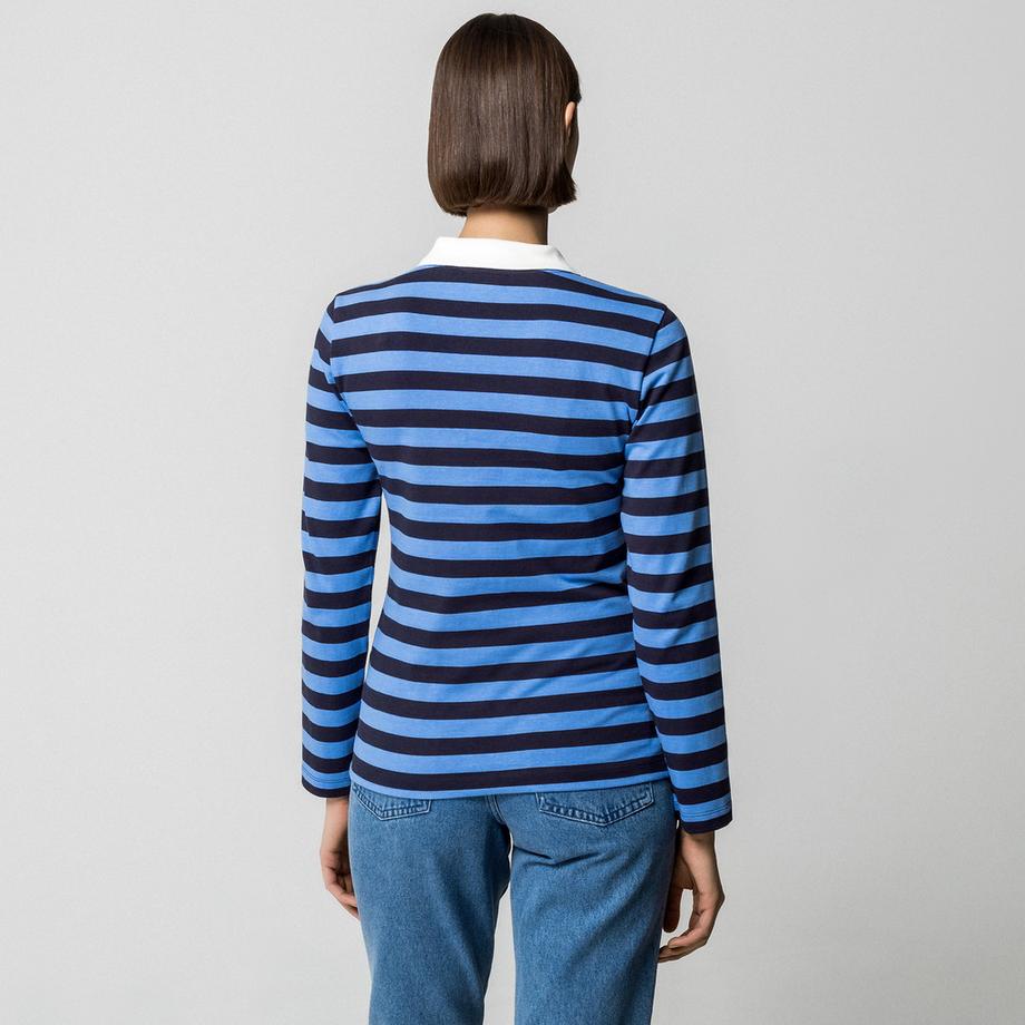 Manor Woman Felpa a maniche lunghe a righe  