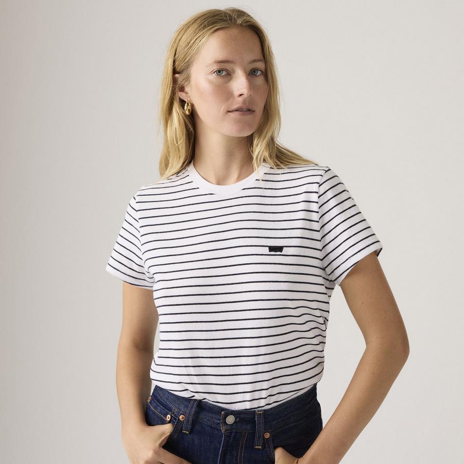Levi's® Gestreiftes Kurzarm T-Shirt  