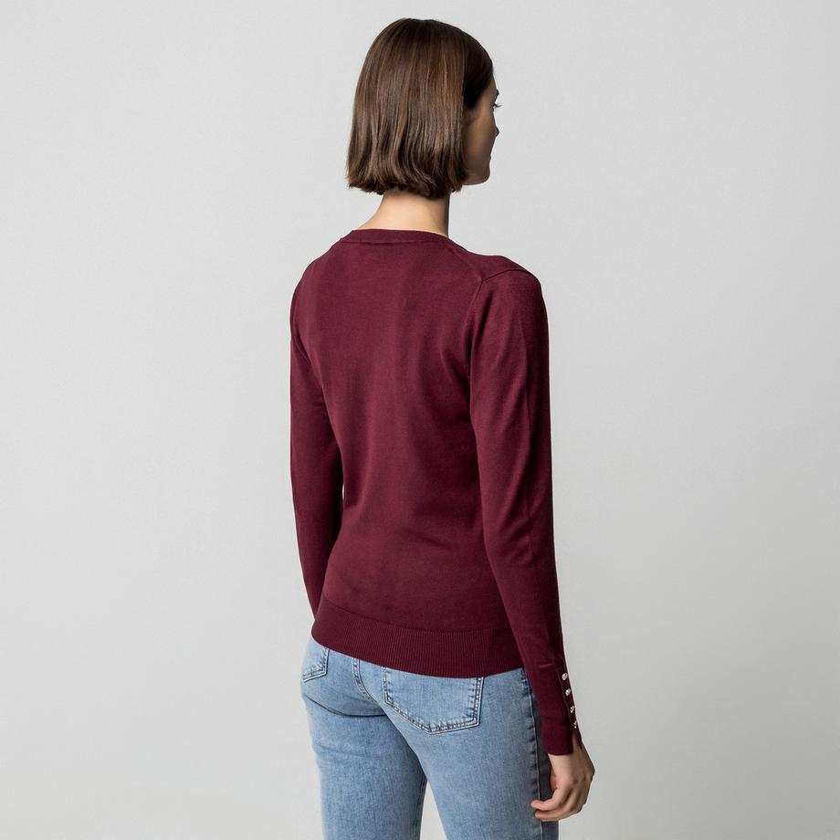 Manor Woman Cardigan Col V  