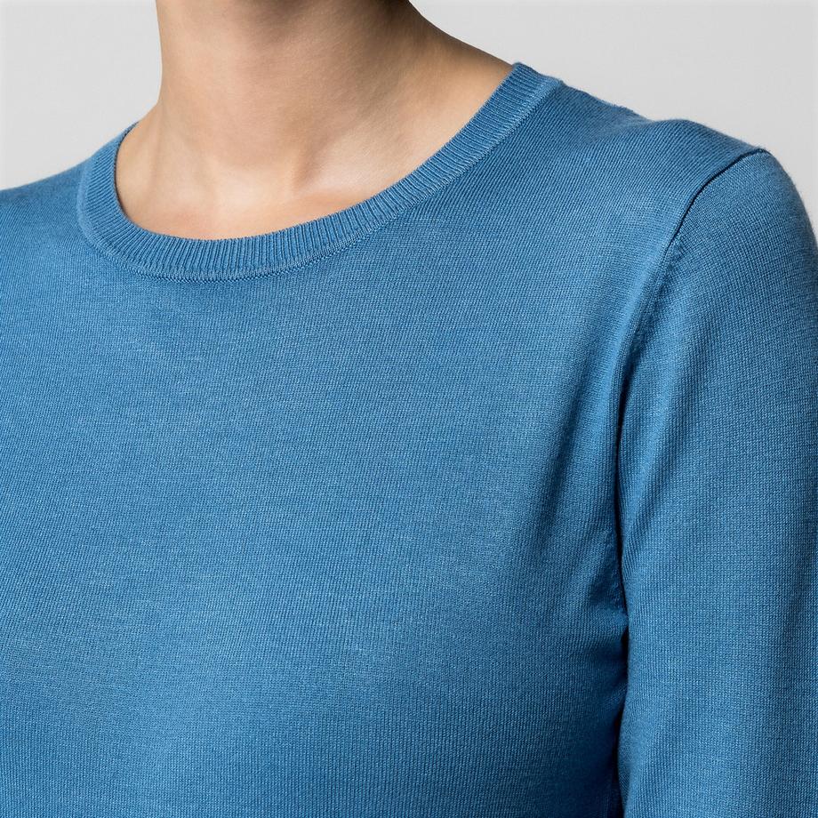 Manor Woman Pull col rond avec boutons décoratifs  