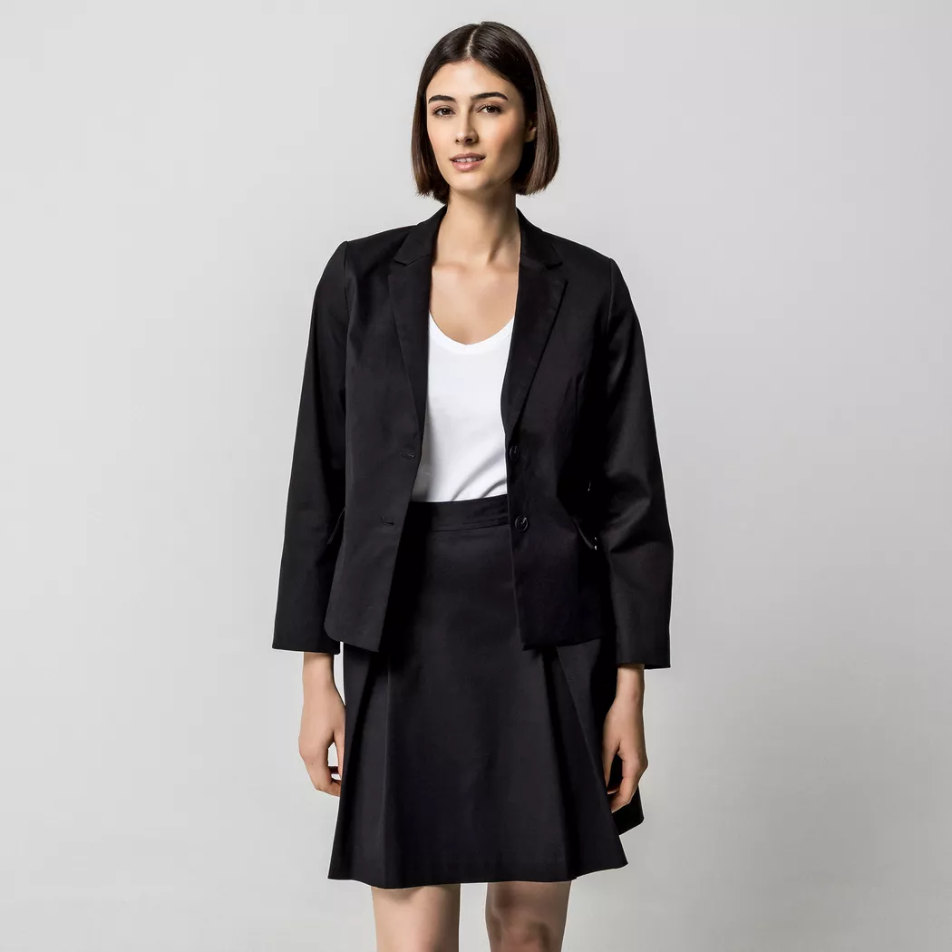 Manor Woman - Faltenrock, für Damen, Noir Größe 46
