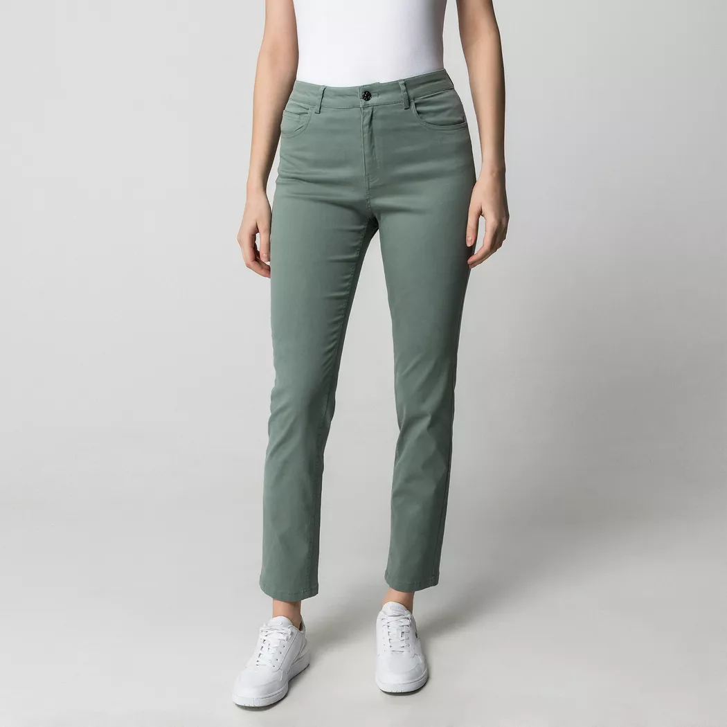 Manor Woman - 5-Pocket Hose, für Damen, Khaki, Größe 34