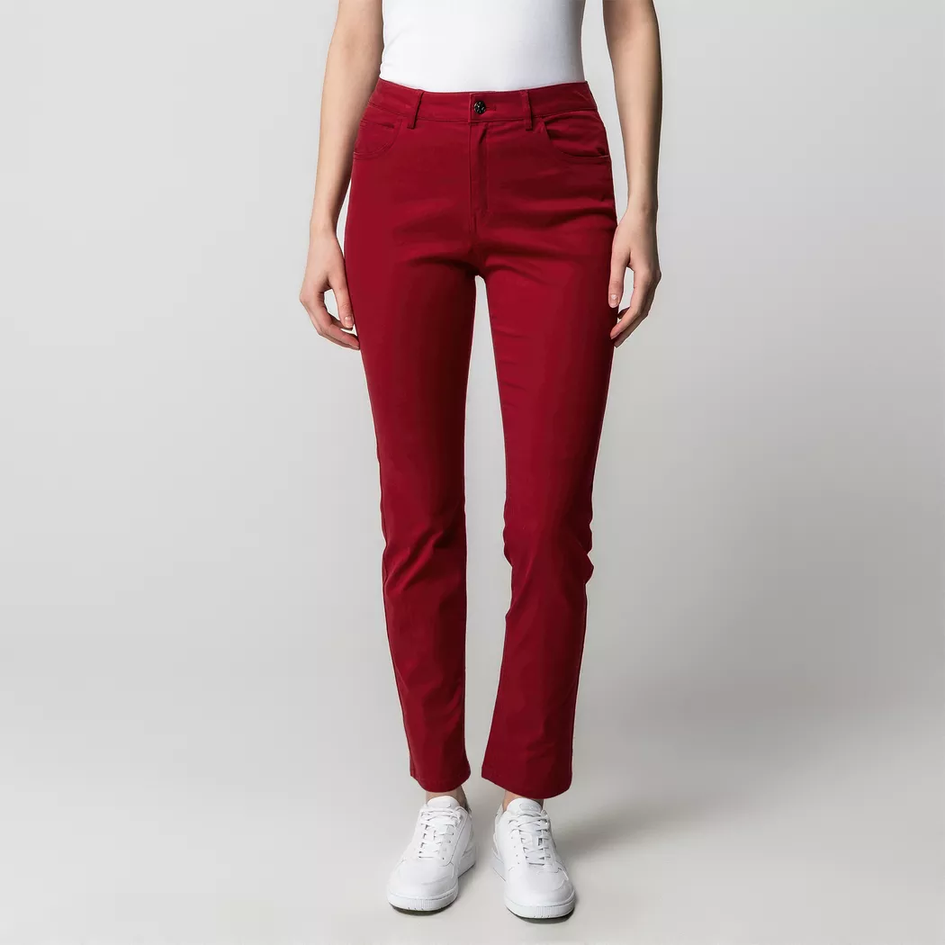 Manor Woman - 5-Pocket Hose, für Damen, Rubin, Größe 34
