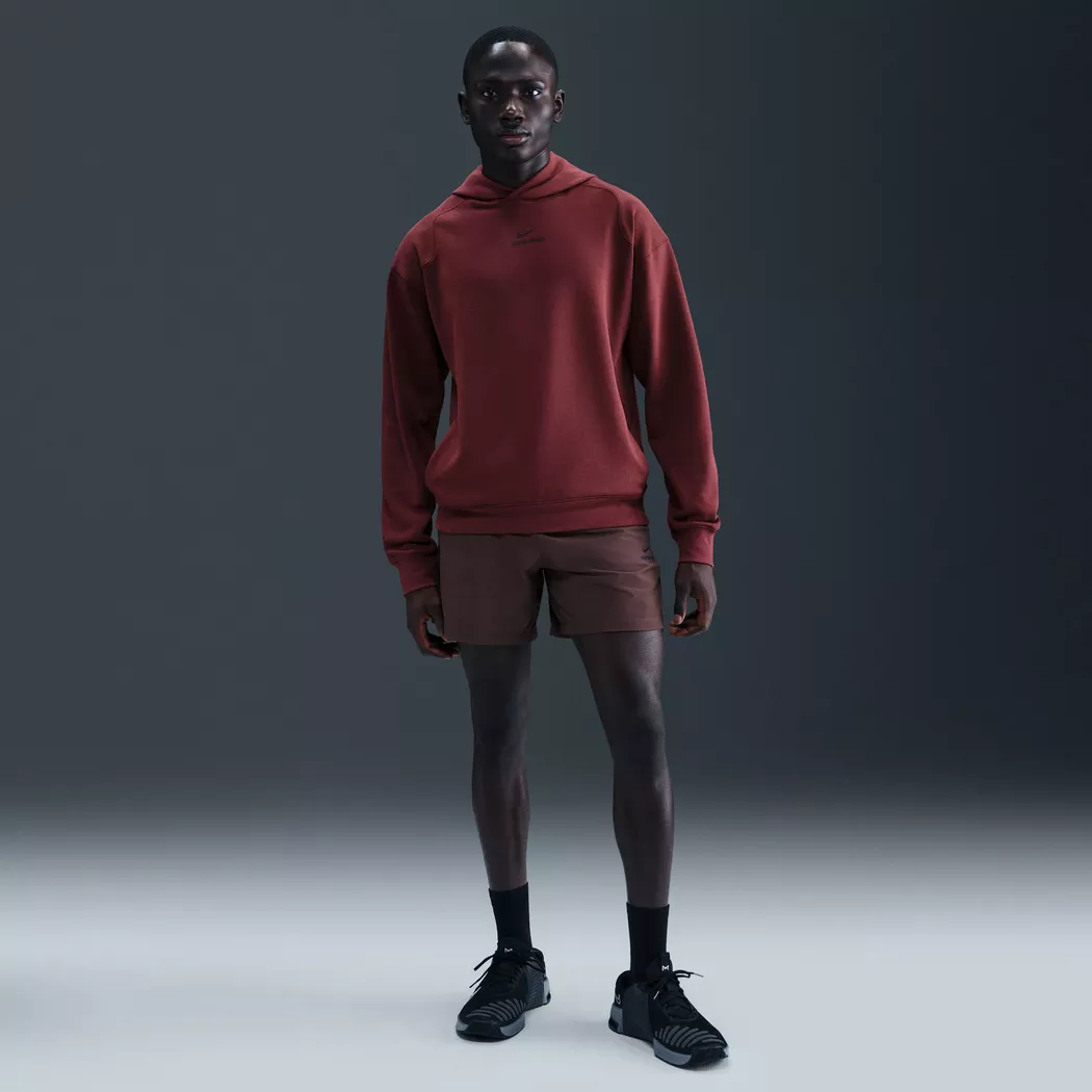Nike - T-Shirt, langarm, für Herren, Dunkelrot, Größe M