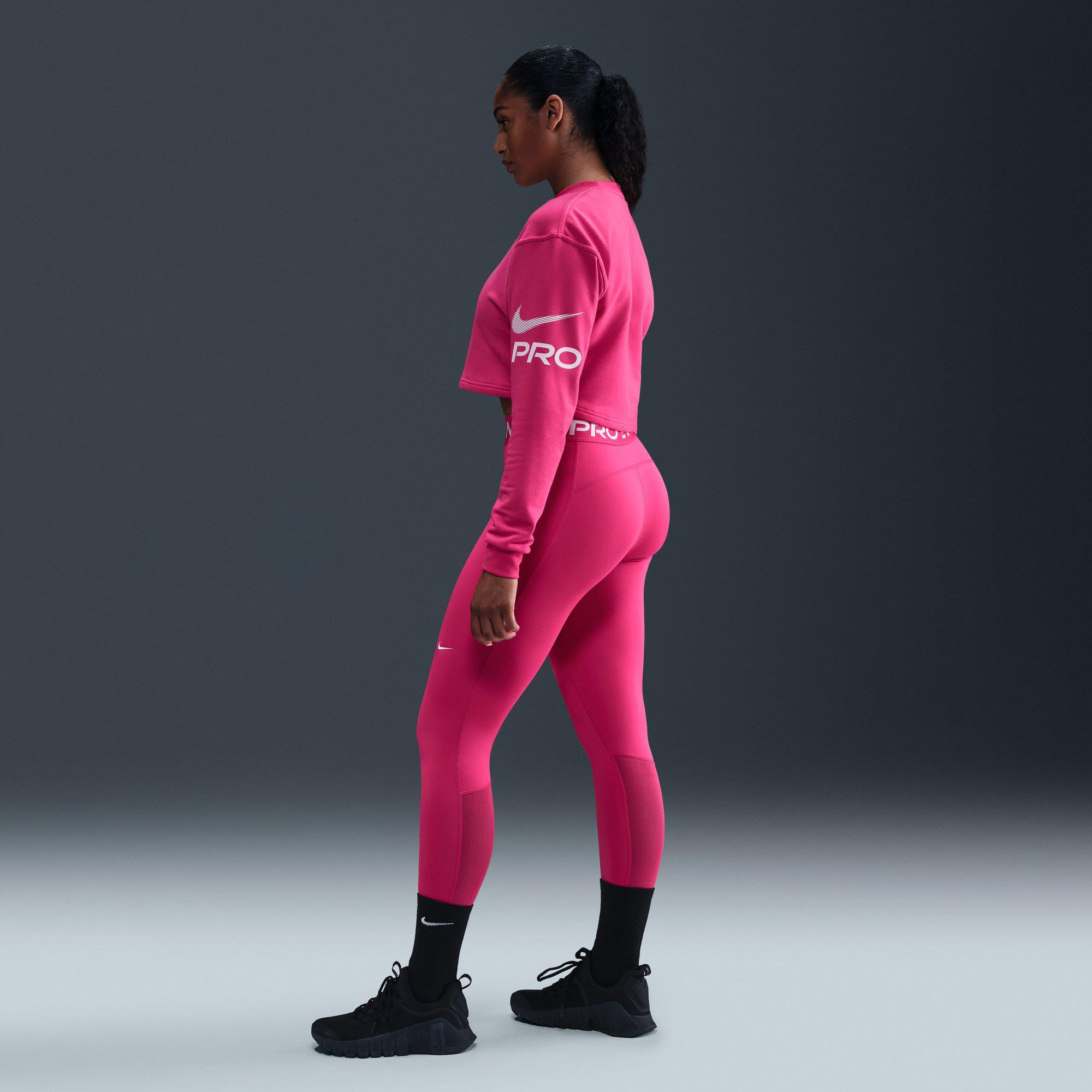 NIKE W NP DF FLC CREW TT GRX Sweatjacke 