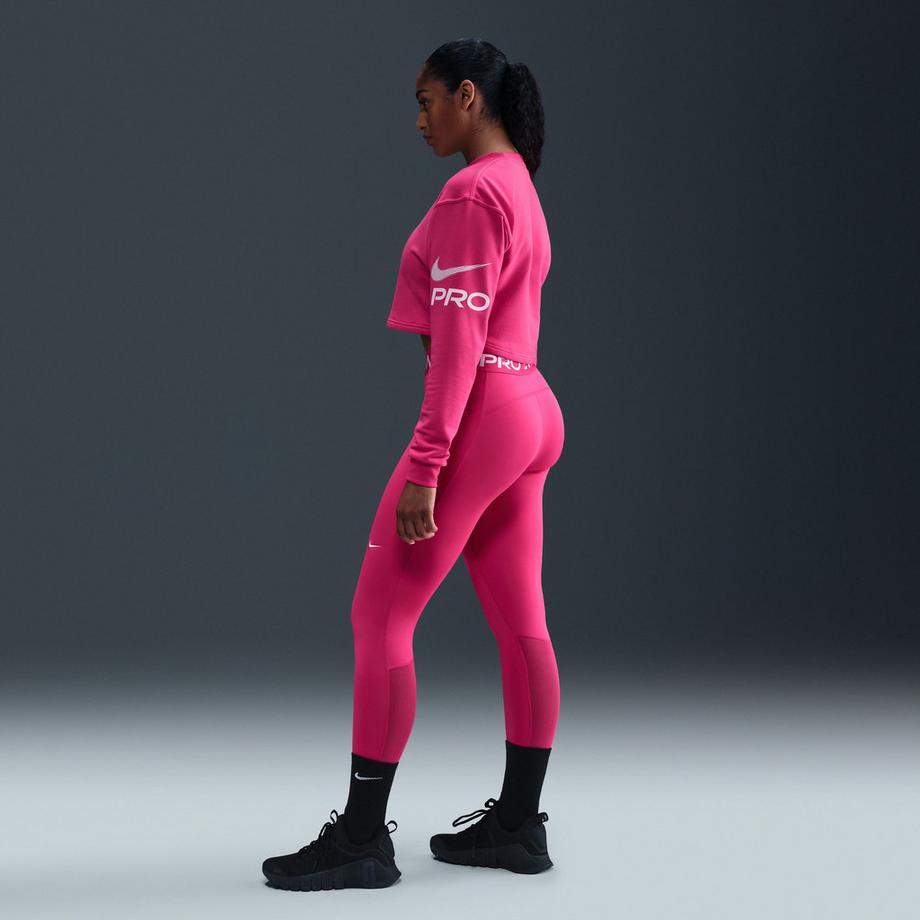 NIKE W NP DF FLC CREW TT GRX Sweatjacke 