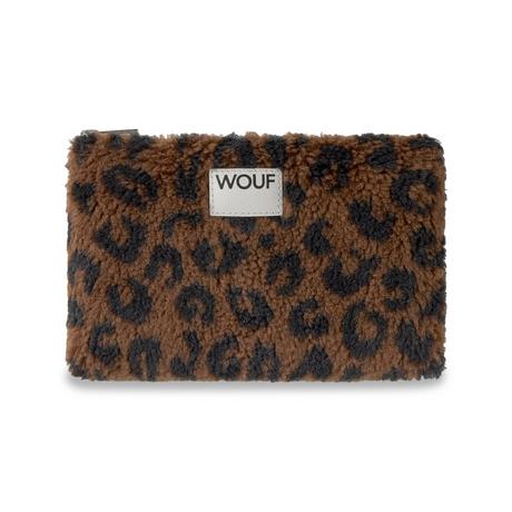 Wouf Simona Leopard Print Nécessaire  