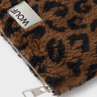 Wouf Simona Leopard Print Nécessaire  