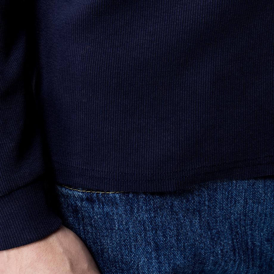 Manor Man Longsleeve Henley T-Shirt Regular Fit  