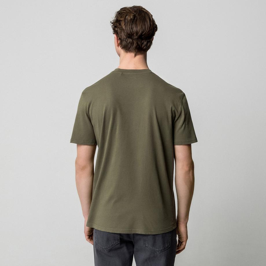 Manor Man T-shirt Scollo a V Maniche Corte Vestibilità Regolare  