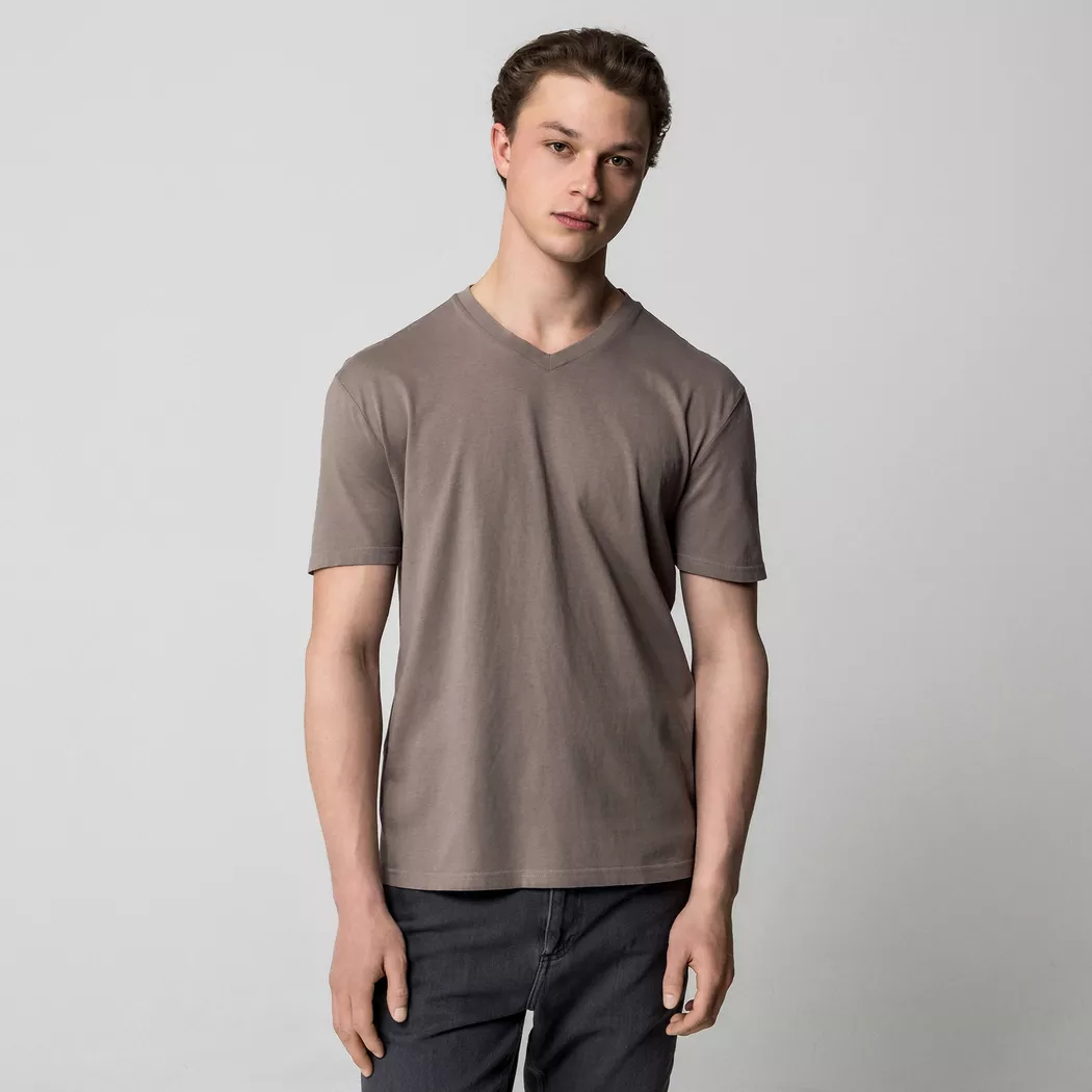Manor Man - T-Shirt, für Herren, Schokolade, Größe S 4