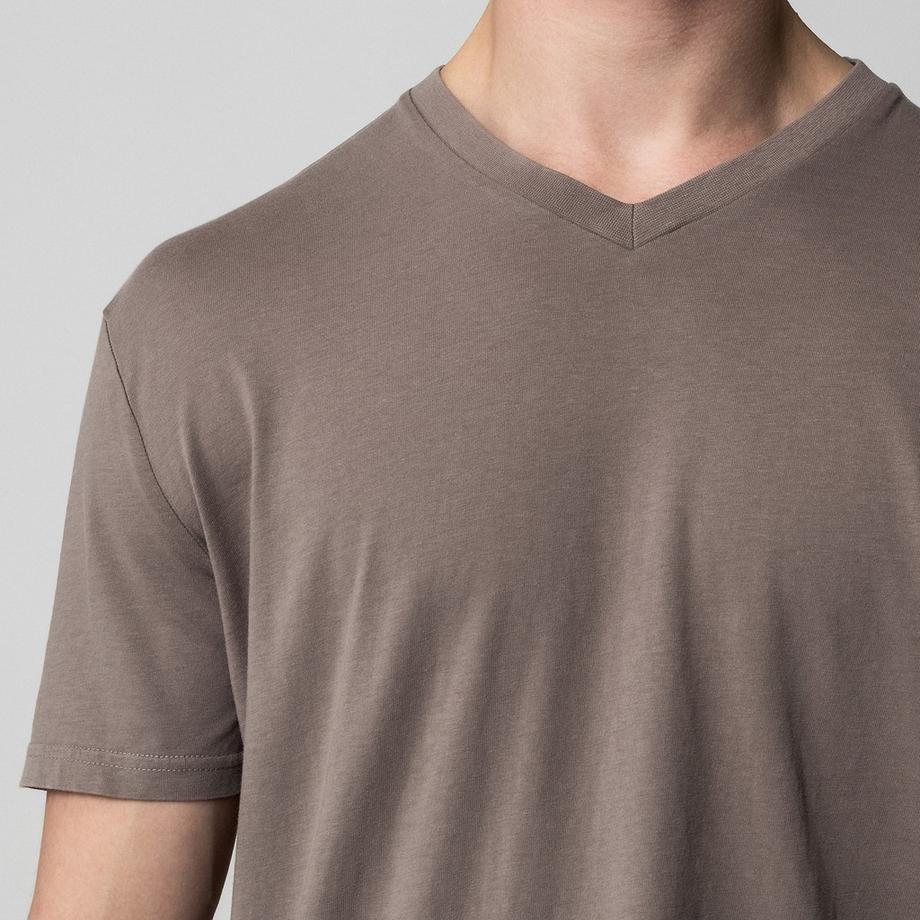 Manor Man T-shirt Scollo a V Maniche Corte Vestibilità Regolare  