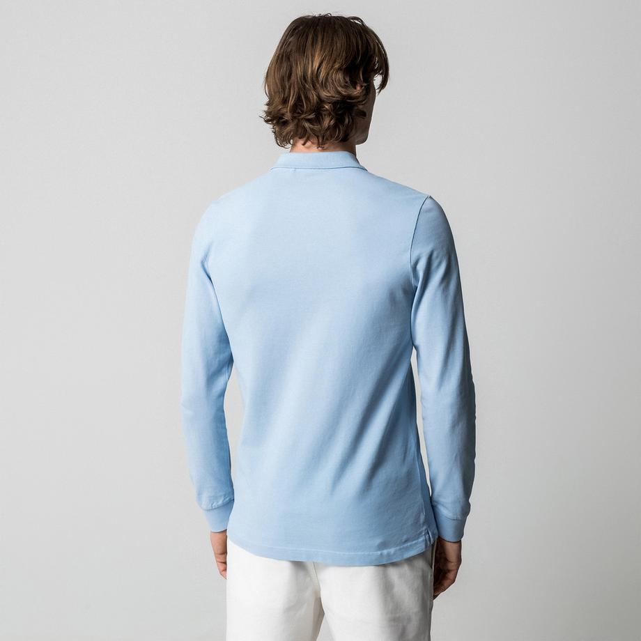 Manor Man Langarm Poloshirt Regular Fit  