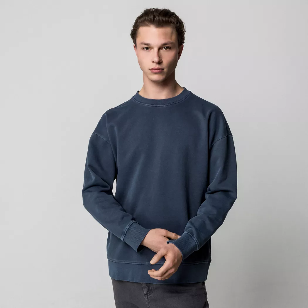 Manor Man - Sweatshirt, für Herren, Marine, Größe M