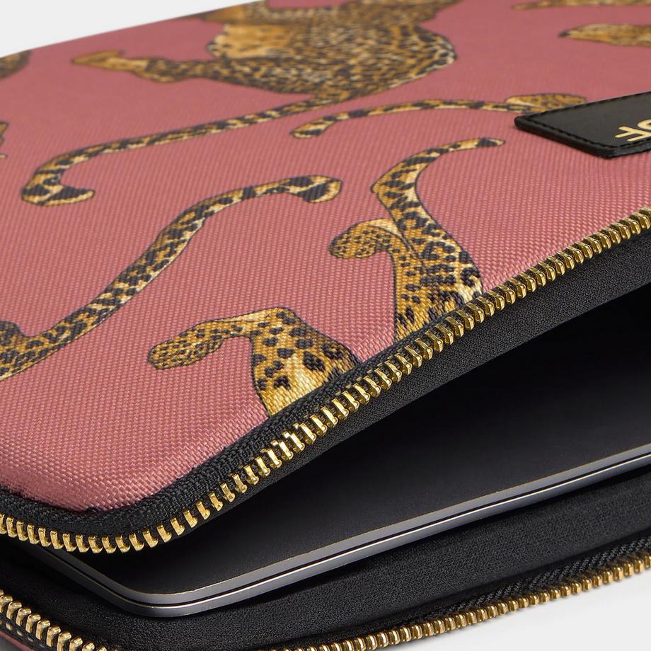 Wouf Blush Leopard Laptoptasche  