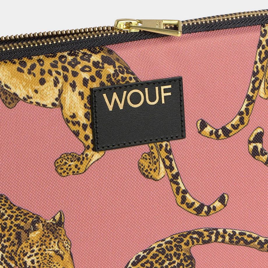 Wouf Blush Leopard Laptoptasche  