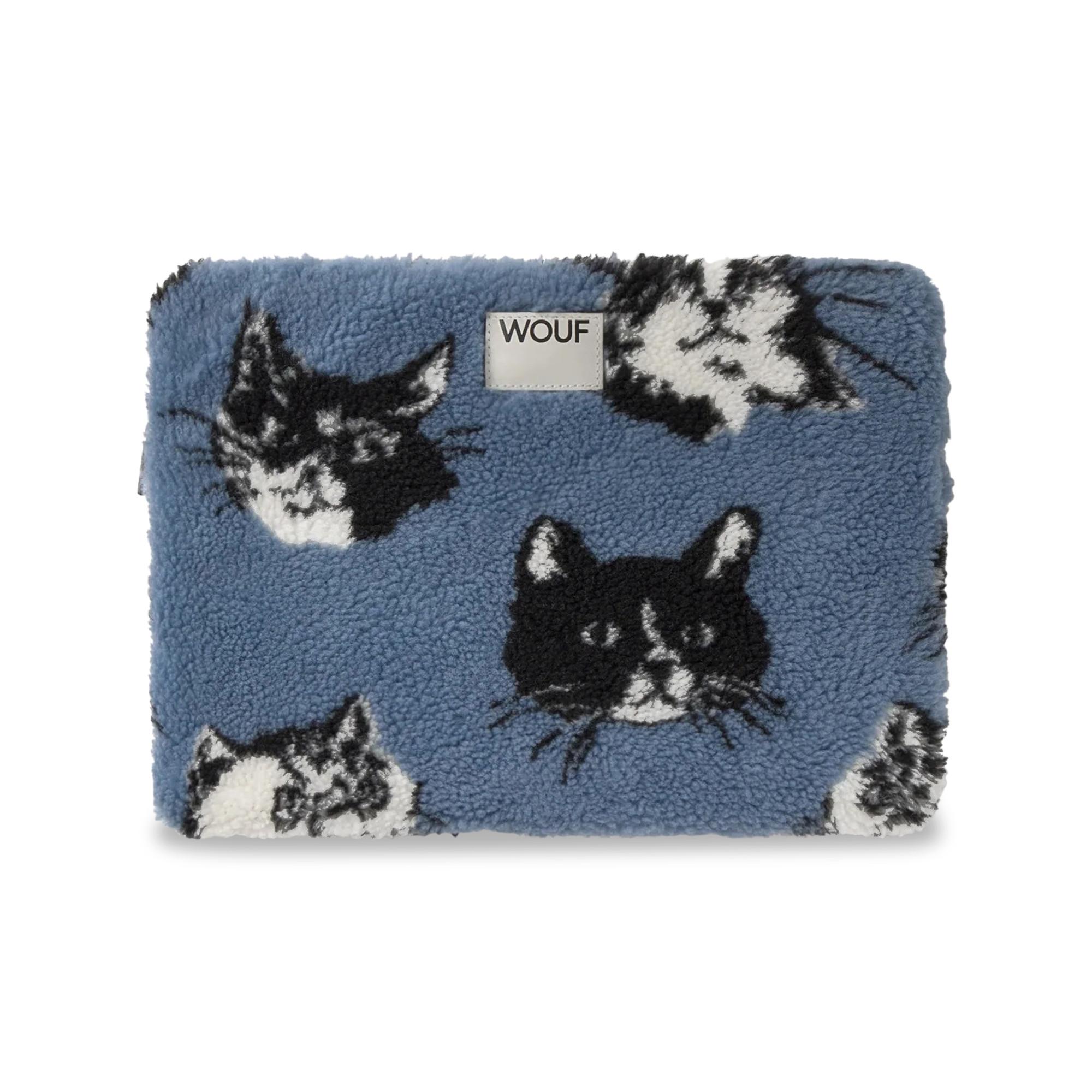 Wouf Luna Housse Ordinateur Portable Imprimé Chat  