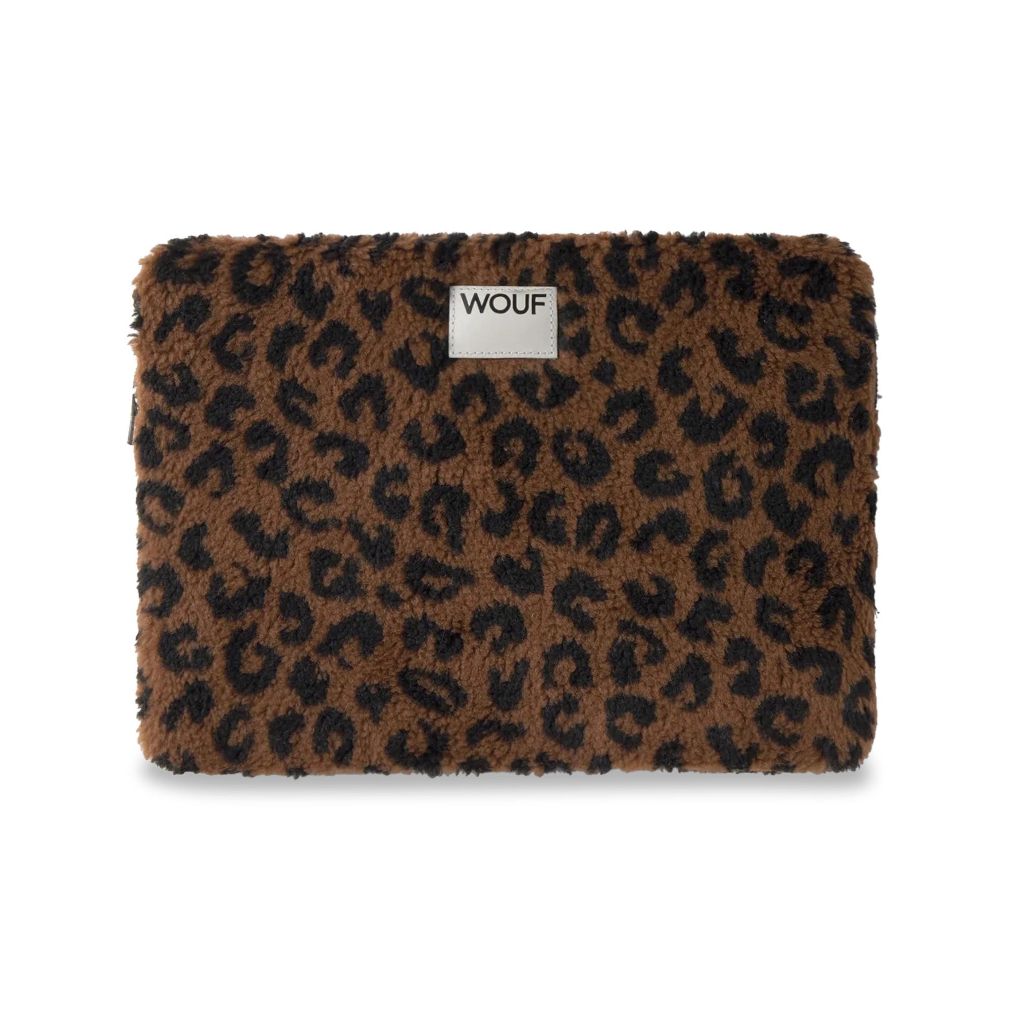 Wouf Simona Leopard Print Laptoptasche  
