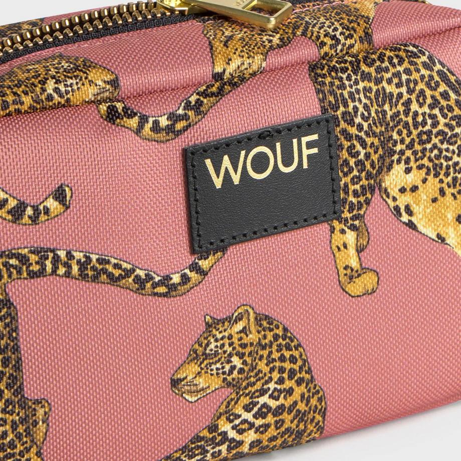 Wouf Nécessaire Blush Leopard 