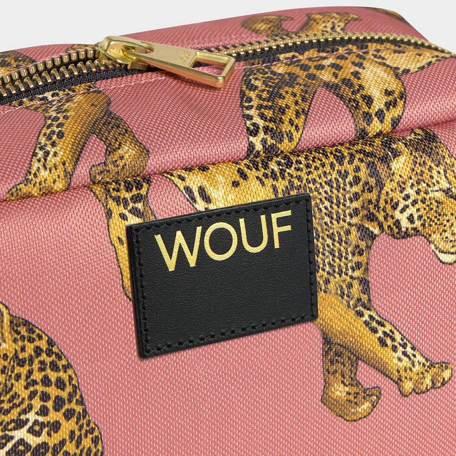 Wouf Nécessaire Blush Leopard 