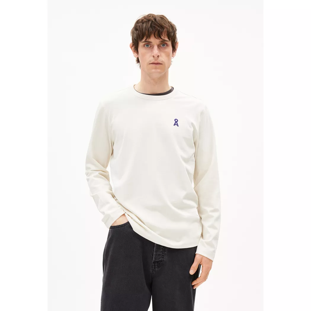 ARMEDANGELS T-Shirt JAAMES creme   L herren