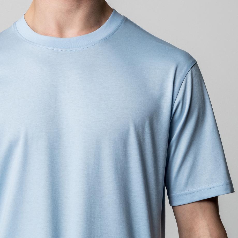 Manor Man T-shirt Col Rond Manches Courtes Regular Fit  