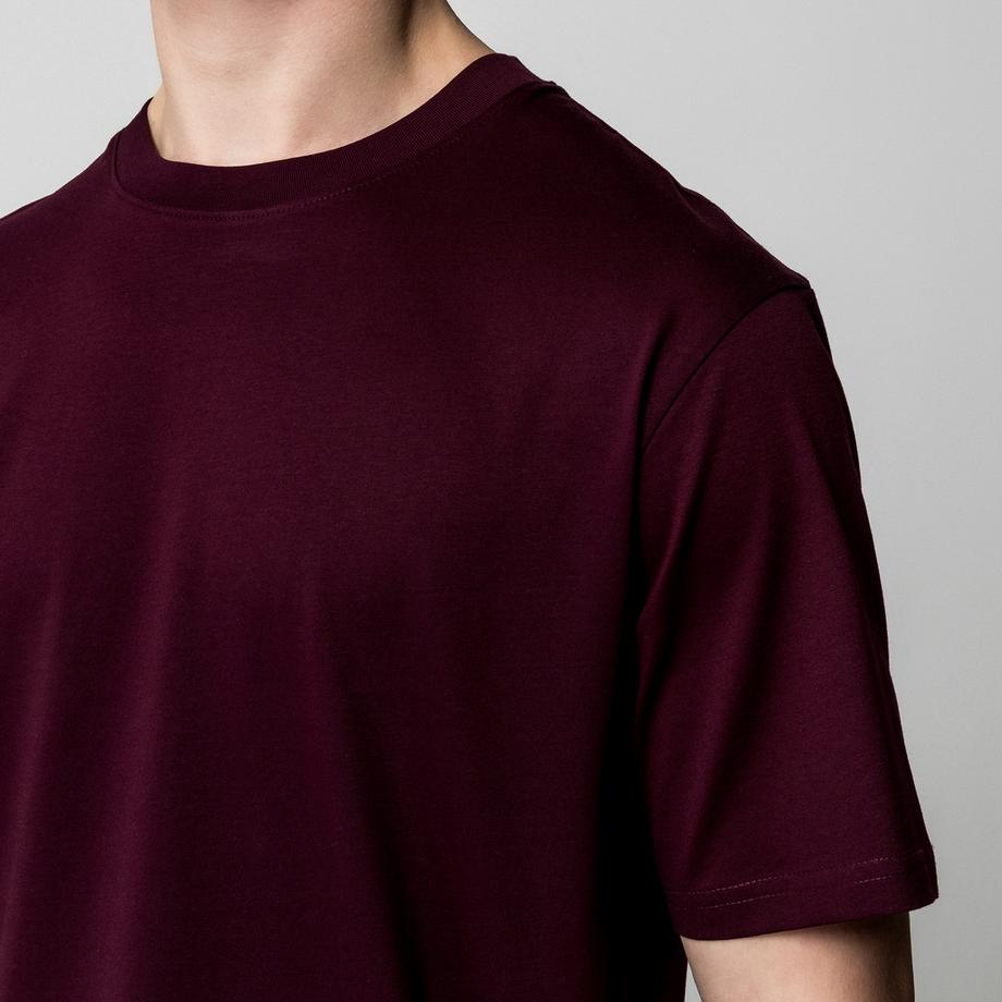 Manor Man T-shirt Col Rond Manches Courtes Regular Fit  