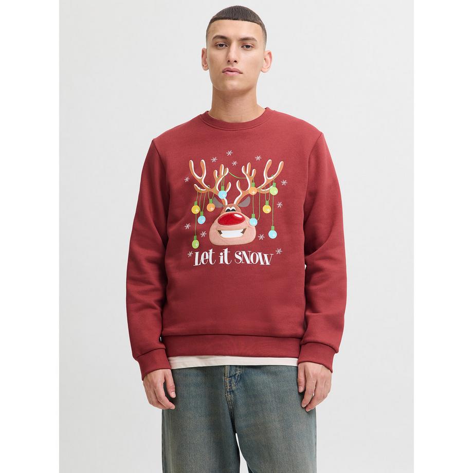 JACK & JONES Sweat-shirt Santa is Busy Print  
