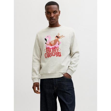 JACK & JONES Sweat-shirt Santa is Busy Print  