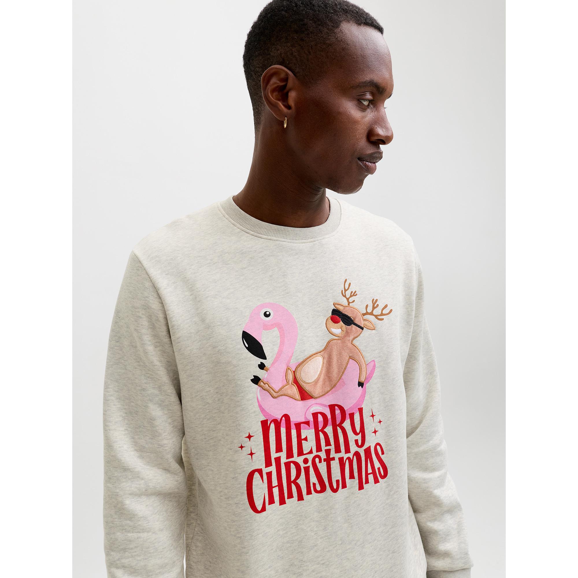 JACK & JONES Sweat-shirt Santa is Busy Print  