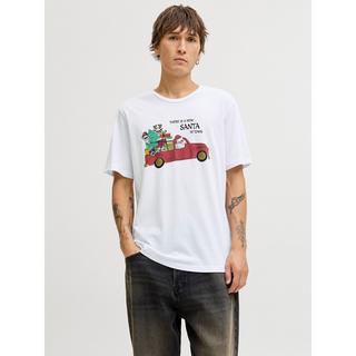 JACK & JONES T-Shirt Regular Fit Print Motiv  